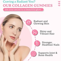 Gummies au Collagène, Vitamine C, Glutathion pour Cheveux, Peau, Ongles, Muscles et Articulations, Anti-Âge, Véganes, Saveur Pamplemousse, Gummies Éclaircissants pour la Peau