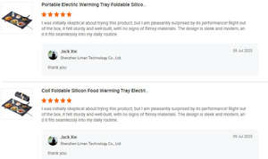 Elektrische Verwarming Lade Met Instelbare Temperatuur Opvouwbare Voedsel <span class=keywords><strong>Warmer</strong></span> Snelle Verwarming Voedsel <span class=keywords><strong>Warmer</strong></span> Hete Plaat Placemat Siliconen - Product Image 6