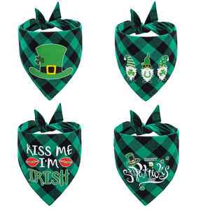 Nouveau Triangle St. Patrick's Dog Scarf Irish Day Pet Bib - Product Image 1