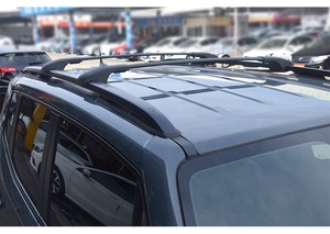 Barras de Techo para Auto de Aleación de Aluminio de Alta Calidad para Modelos <span class=keywords><strong>Subaru</strong></span> <span class=keywords><strong>Forester</strong></span> y Toyota, Plateado+Negro, Capacidad de 60 kg, Fácil Montaje - Product Image 2