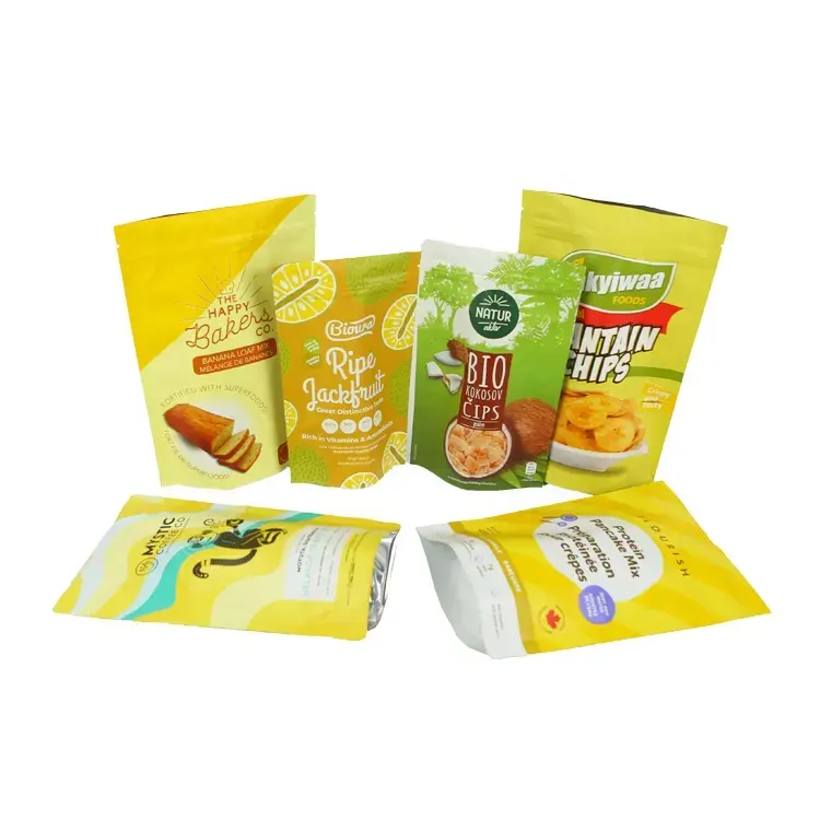 Wholesale Resealable Laminated Plastic back seal sides Zipper Packaging bag