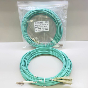 High Performance 10M OM3 SC-SC 10Gb Multimode Dual Core Fiber Optic Patch Cord <b>Cable</b> for Data Center <b>Communication</b> <b>Cables</b> - Product Image 5