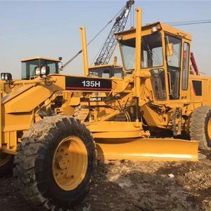Used CAT 120K Wheel Motor Grader High Quality Second Hand Road Construction Grader with <b>Engine</b> and Pump 2023 <b>Model</b> - Product Image 1