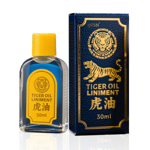 Huile Médicinale du Tigre 30ml pour Douleurs Rhumatismales Arthrose Épine Osseuse Spondylose Cervicale Sciatique et Jambes - Product Image 1
