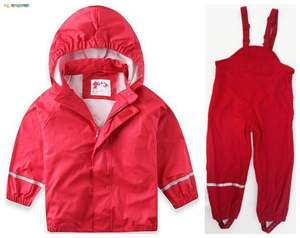 Rainfreem – ensemble veste et pantalon pour enfant, tenue imperméable pour bébé, salopette imperméable, pantalon pour fille - Product Image 4