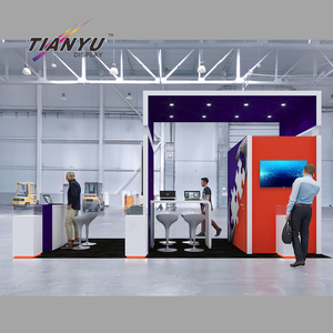 Dễ dàng để xây dựng <span class=keywords><strong>Modular</strong></span> Triển Lãm Đứng hệ thống kỹ thuật số hiện đại thương mại hiển thị <span class=keywords><strong>Booth</strong></span> New 10x20 với phòng - Product Image 3