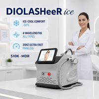 Appareil d'épilation au laser diode 808 nm de bureau Beijing Nubway, Depiladora Laser Profesional, écran de 1,54 pouce sur la poignée