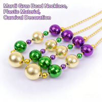 Colliers de perles en plastique pour le Mardi Gras en gros – Colliers perlés pour fêtes et déguisements de carnaval pour les fournisseurs d'événements