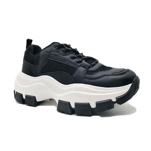 وصل حديثًا أحذية رياضية نسائية بارتفاع متزايد أحذية كاجوال مضادة للانزلاق أحذية عصرية بنعل سميك - Product Image 6