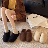 Chaussures décontractées à bout renforcé semi-ouvertes, douces et confortables, nouvelle collection automne-hiver 2025
