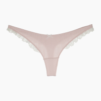 Culottes Tanga en Coton à Volants pour Femmes et Filles, Logos Personnalisés, Grandes Tailles, Romantiques à la Française, en Dentelle Mignonne