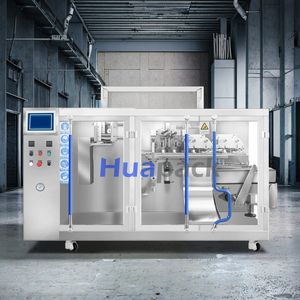 เครื่องบรรจุผงแบบอัตโนมัติสองหัวฉีด ความแม่นยำสูง ขับเคลื่อนด้วยมอเตอร์ PLC สำหรับบรรจุน้ำผลไม้ น้ำมัน ซองสำเร็จรูป ถุงเครื่องดื่ม และเครื่องสำอาง - Product Image 5