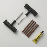 Kit de reparación de neumáticos con mango en T de 7 piezas al por mayor Kit completo básico galvanizado A3 herramientas herramienta de mano para parche de coche Material principal acero Metal