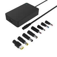 Chargeurs d'ordinateur portable THEONE OEM/ODM 90W Noir Blanc, Câble de chargeur d'ordinateur portable avec prise UK/US/AU/EU, Solution GaN pour le bureau
