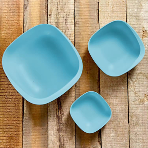 Silicone bát biểu tượng tùy chỉnh hình dạng vuông Silicone Bát salad với nắp - Product Image 5