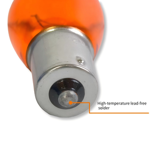 उच्च गुणवत्ता p1w (b15s/1156) <span class=keywords><strong>12v</strong></span> <span class=keywords><strong>21w</strong></span> एम्बर ऑफसेट टर्न सिग्नल बल्ब/ब्रेक बल्ब - Product Image 3