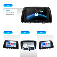 Dasaita 64GB Unit Head Audio Mobil Multimedia Video Player Stereo GPS Navigasi Carplay untuk Mazda 6 Atenza Generasi ke-3