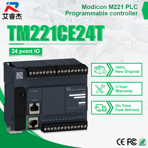 Controlador Lógico Programable (PLC) de Salida Digital Serie Modicon M221 TM221CE24T Original, Nuevo, 24 Entradas/Salidas, Módulo CPU PLC - Product Image 1