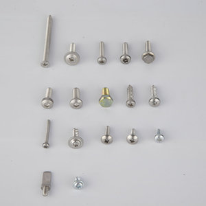 Stainless Steel <b>Screws</b> 304 <b>Round</b> <b>Head</b> Cross Drive Partially Threaded Custom Made Fasteners For Tighten Applications - Product Image 3