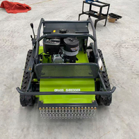 Largeur de coupe 800 mm, faucheuse à fléaux, moteur diesel Yuchai, 48 lames, faucheuse et broyeur à herbe haute efficacité, débroussailleuse forestière