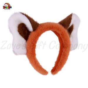 Мягкая плюшевая игрушка-комфортер Zaves 23 см: милый панда/белка, с сетчатой подкладкой, аксессуар для волос, индивидуальный дизайн, унисекс - Product Image 4