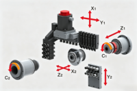 Tour CNC à double broche haute vitesse YH1132VI pour machines industrielles, usinage de métaux et implants médicaux