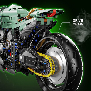 Blocs de construction de <span class=keywords><strong>moto</strong></span> Aston Martin Series 1:5 en plastique ABS électroplaqué, 2176+ pièces, édition limitée, modèle d'assemblage MOC pour adultes - Product Image 5