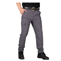 Celana Taktis Pria Cepat Kering, Celana Musim Panas untuk Hiking, Berburu, Kerja, dengan Kantong Kargo, Model Longgar