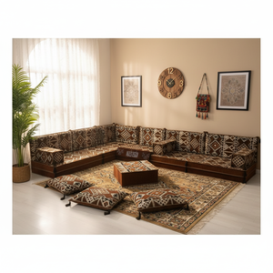 Asientos de piso árabe Sofá de piso árabe Piso de asiento Árabe | 19 piezas, 28 bailes con esponja - Product Image 3