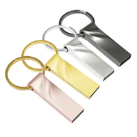 Clé USB Métallique Personnalisée à Prix d'Usine pour Cadeaux d'Entreprise, Clé USB 2.0 Haute Vitesse 8 Go 16 Go 32 Go 64 Go