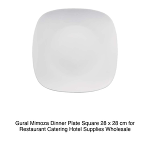 จานสี่เหลี่ยมมิโมซ่า 28 × 28 ซม. กูราล -6- มม.32 - Product Image 2