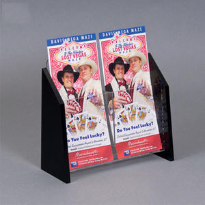 מותאם אישית 8 כיסים מסתובבים תפריט אקרילי ברור עלון בעל עלון a5 בעל עלון - Product Image 4