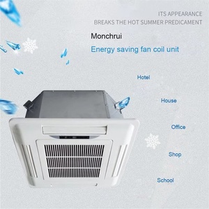 เครื่องปรับอากาศแบบฝังฝ้าเพดานชนิด Cassette Fan Coil Unit แบบสี่ทิศทาง ได้รับการรับรองมาตรฐาน CE ระบบปรับอากาศแบบท่อคู่ ติดตั้งแบบฝังฝ้าเพดาน - Product Image 4