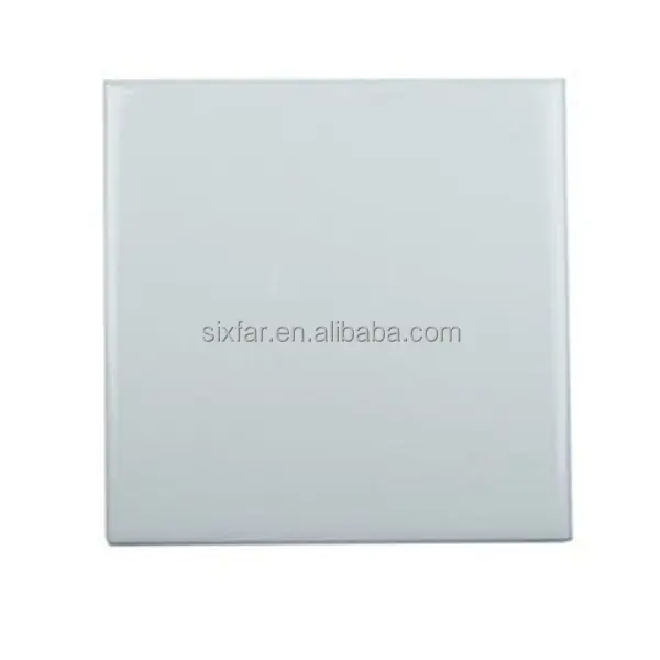 SIXFAR factory service super white high quality 6inx6in sublimation ceramic tiles