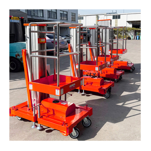 Plataforma Elevadora Hidráulica Vertical Portátil de Aleación de Aluminio de 4-16 m, Mástil Eléctrico de 8 m, 10 m, 12 m, 16 m - Product Image 3