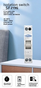 Voltriq Chất Lượng Cao Chuyển Đổi Chuyển Đổi Công Tắc 63A 230/400vac Modular Điện Kép Của Nhãn Hiệu Chuyển Isolator Chuyển Đổi Din Đường Sắt Cài Đặt - Product Image 5