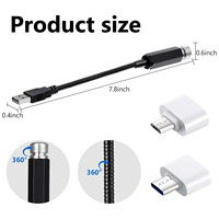 Mini LED pour toit de voiture, projecteur de nuit, lumière ambiante, nuit étoilée, USB, lumières décoratives