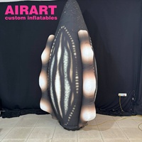 Ballon Escargot pour Accessoires de Scène, Escargot Gonflable Géant pour Expositions d'Aquarium