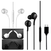 Écouteurs Type C avec contrôle du volume, écouteurs filaires Type-C pour Samsung AKG Galaxy Note 10 S10 S20 S21 S22 Untral