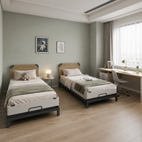 Lit de princesse pour enfants de 1,2 mètre de style américain et français, lit double de 1,8 mètre pour chambre principale