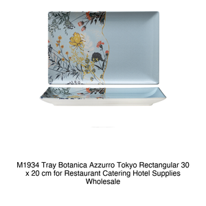 โบตานิกา บลู ถาดเสิร์ฟ 30 × 20 ซม. ทรงสี่เหลี่ยมโตเกียว M1934 - Product Image 2
