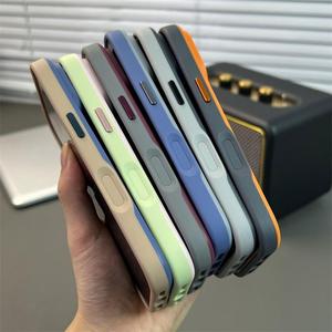 เคสโทรศัพท์แม่เหล็กแบบด้านใหม่ ช่วยระบายความร้อน สำหรับ iPhone 17 12 13 14 15 16 Pro Max พร้อมปุ่มสัมผัสป้องกันกล้อง - Product Image 3