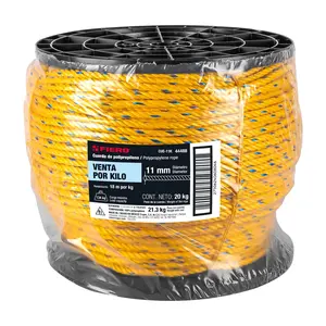 CAJA 20 Kilos de cuerda de polipropileno amarilla de 11 mm, rollo de 20 kg - Product Image 4