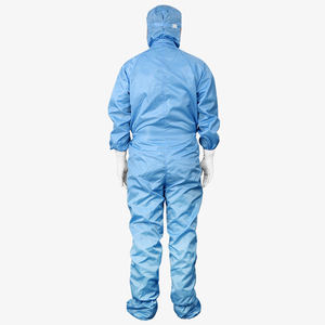 प्रयोगशाला के उपयोग के लिए उपयुक्त एंटी-स्टैटिक, धूल-प्रूफ और पूर्ण-शरीर संरक्षण सूट (चार-टुकड़ा काम के कपड़े) - Product Image 5
