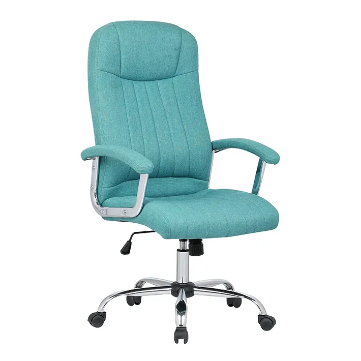 การออกแบบคลาสสิกกลับสูงเบาะผ้าเก้าอี้สำนักงานผู้บริหารที่ดีกับหมอนหัว