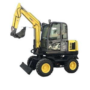 Excavatrice tout-terrain Th40t de 4 tonnes, entièrement fonctionnelle, engin de construction à roues motrices, pelle pour travaux de terrassement - Product Image 1
