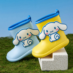 Venta al por mayor ligero y suave EVA <span class=keywords><strong>Botas</strong></span> de lluvia <span class=keywords><strong>para</strong></span> niños 3D lindo Gumboots impermeable Flexible diseño nuevo hermoso diseño - Product Image 4