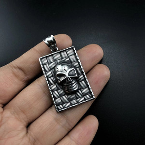 Nuevo collar retro de acero titanio, joyería punk de marca, accesorio colgante tridimensional potente para <span class=keywords><strong>hombre</strong></span> - Product Image 3