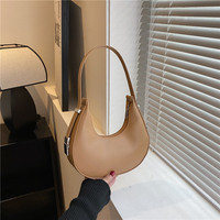 Sac à bandoulière Hobo en cuir PU de luxe pour femme, petite pochette, sac à main, sac sous le bras, sacs de voyage