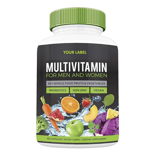 Eigenmarke Nahrungsergänzungsmittel-Pillen Hersteller Multivitamin-Supplement Multivitamin-Vitamin-Pillen